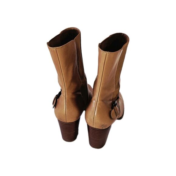 Cole Haan Women's Brown Leather Boots Size 7 - Picture 5 of 8